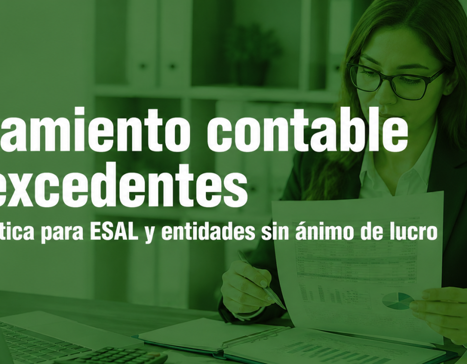 Tratamiento contable de excedentes en ESAL